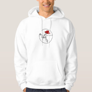 Hey It's Red Rose Day! Hoodie