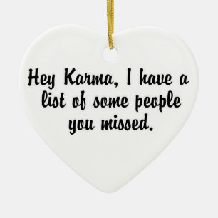 Hey Karma… Ceramic Tree Decoration
