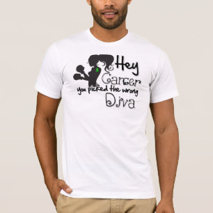 Hey Kidney Cancer You Picked The Wrong Diva v2 T-Shirt