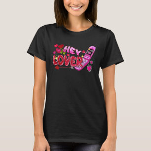 Hey Lover Flip Phone Valentine's Day Love Vibes We T-Shirt