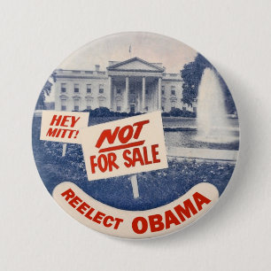 Hey Mitt ReElect Obama 7.5 Cm Round Badge