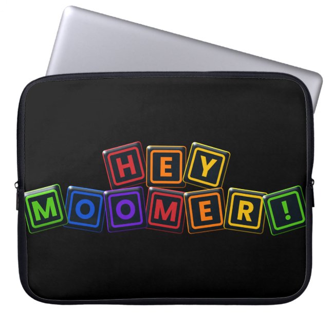 Hey Moomer! Laptop Sleeve 15 inch (Front)