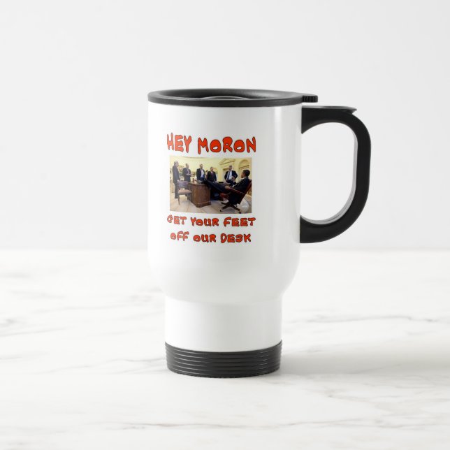 HEY MORON TRAVEL MUG (Right)