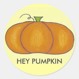 Hey Pumpkin Stickers