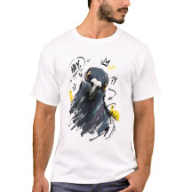 Hey Sassy Pigeon Portrait – Bold Hand-Drawn Bird 
