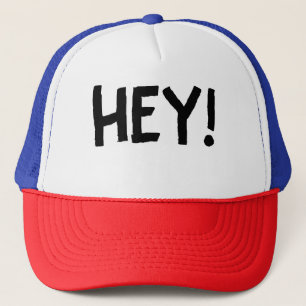 hey shirt trucker hat