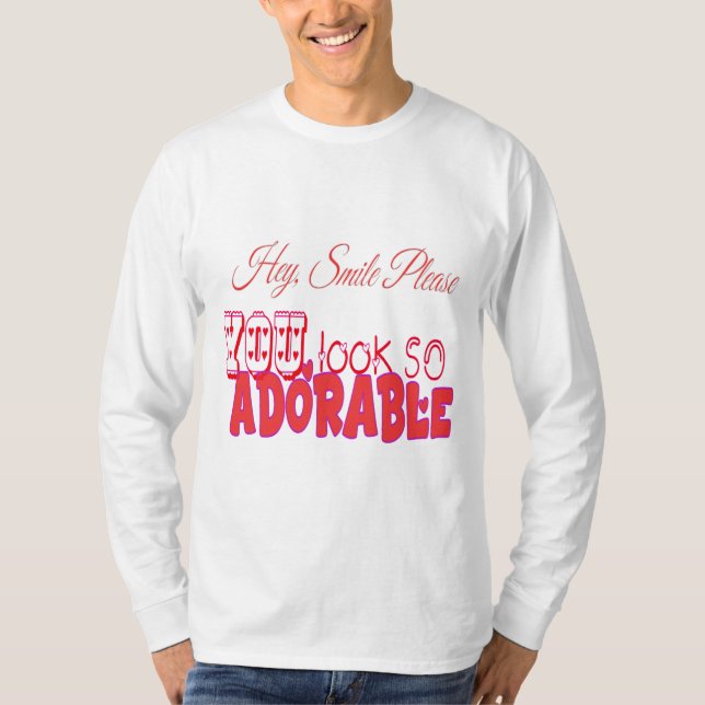 Hey smile please T-Shirt (Front)