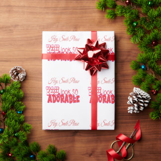 Hey smile please wrapping paper