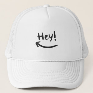 Hey smiling trucker hat
