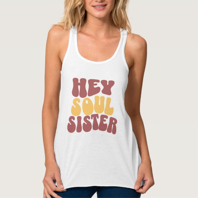Hey Soul Sister Singlet (Front)