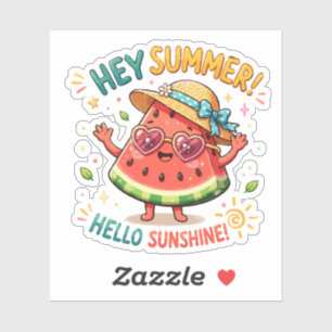 Hey Summer Hello Sunshine Watermelon