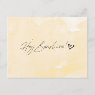 Hey Sunshine Postcard