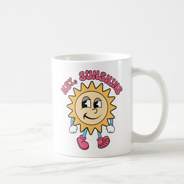 Hey, Sunshine - Summer Vibes Coffee Mug (Right)