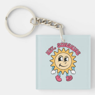 Hey, Sunshine - Summer Vibes Key Ring