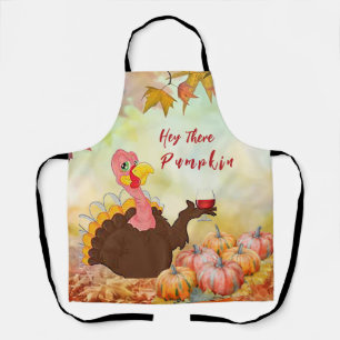 Hey There Pumkin All-Over Print Apron