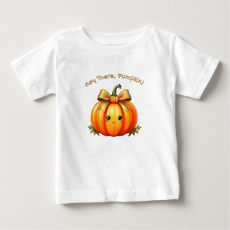 Hey There, Pumpkin – Cute Baby Pumpkin Design T-Shirt