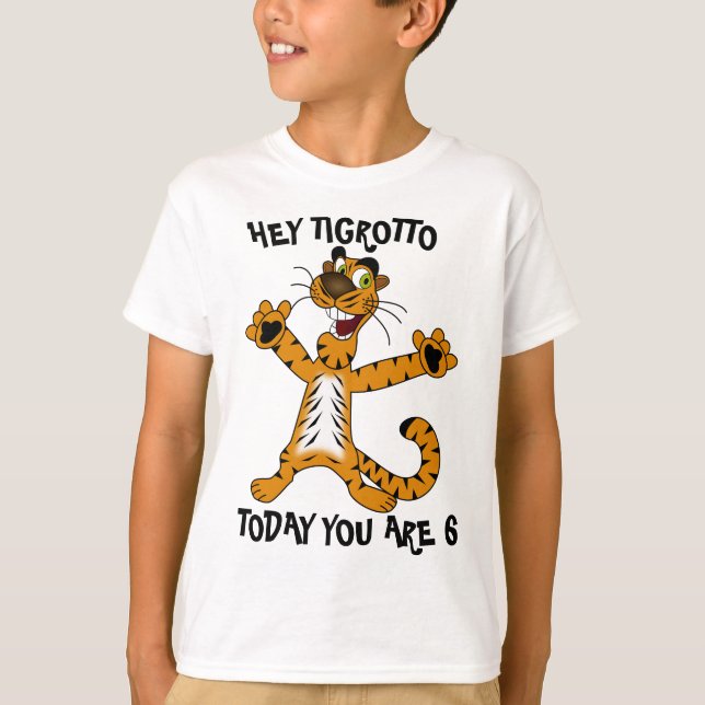 HEY TIGROTTO Birthday Boy T-Shirt (Front)