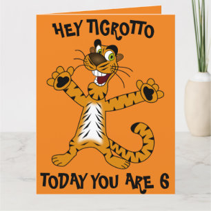 HEY TIGROTTO Boy Birthday Card
