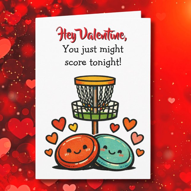 Hey Valentine, You just might Score | Flirty Card (Creator Uploaded)