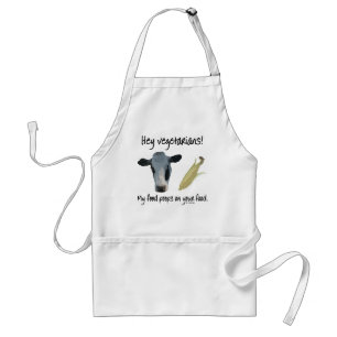 Hey Vegetarians! Standard Apron
