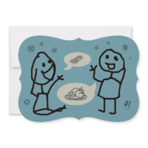 Hey Wanna Invitation Card by RoseWrites