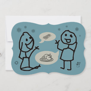 Hey Wanna Invitation Card by RoseWrites