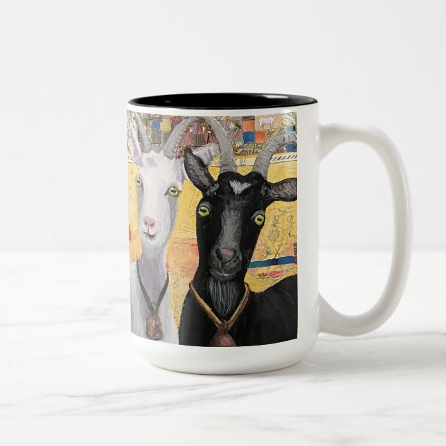 Hey Wassup Goat Mug - funny goats with every cup! (Right)