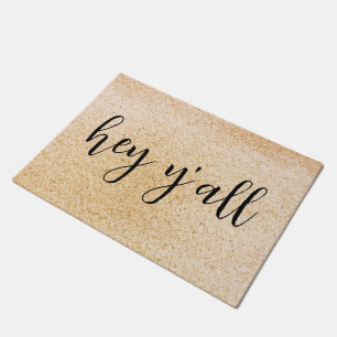 Hey Yall Door Mat Funny Welcome Mat Housewarming