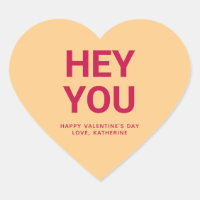 Hey you funny cute Valentine's Day conversation