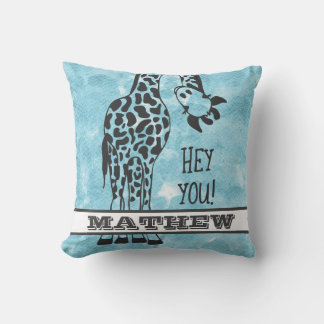 Hey You! Giraffe Cushion