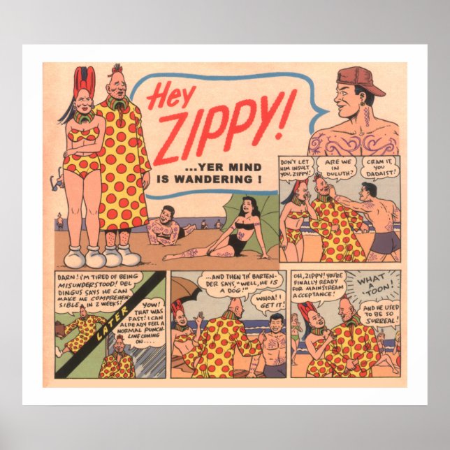 Hey, Zippy! Poster (Front)