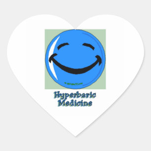 HF Hyperbaric Medicine Heart Sticker