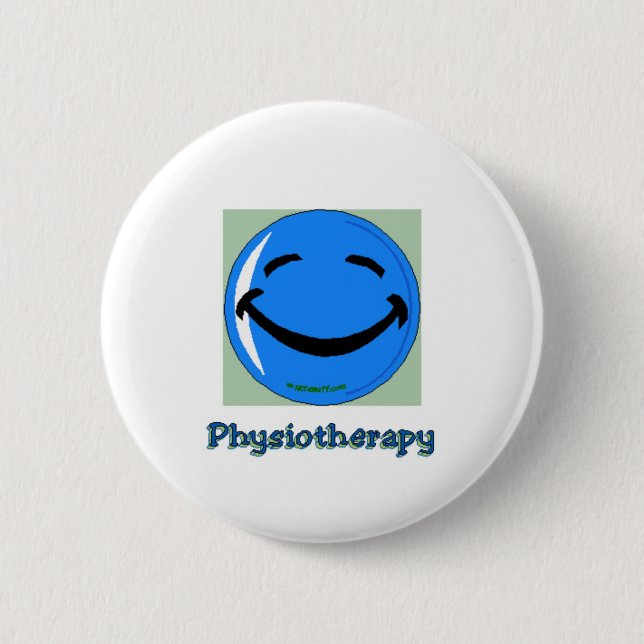 HF Physiotherapy 6 Cm Round Badge (Front)