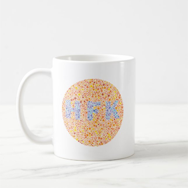 HFK Ishihara Test Mug (Left)