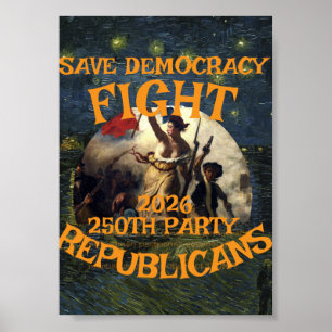 HG CBP 250TH ANNIVERSARTY USA FLAG AMERICA TRUMPS POSTER