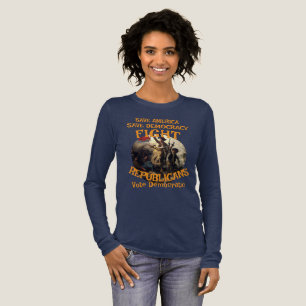 HG CBP 250TH ANNIVERSARTY USA FLAG AMERICA TRUMPS Tri-Blend SHIRT