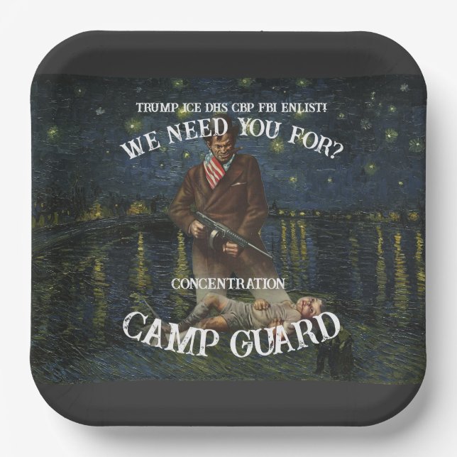 HG FV ICE CDC RFK MIDDLE SCHOOL ELEMENTARY HIGH FW PAPER PLATE (Front)