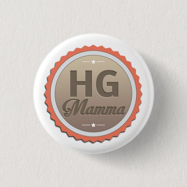 HG mamma 3 Cm Round Badge (Front)