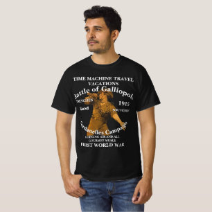 HG Time Machine Gallipoli First World War ALLIES T-Shirt