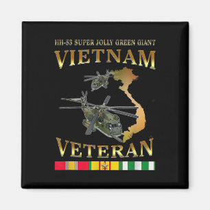 Hh-53 Super Jolly Green Giant Helicopter Vietnam V Magnet