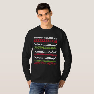 HH-60 Air Force Pave Hawk Happy Holidays T-Shirt