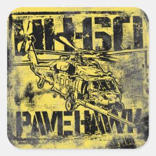 HH-60 Pave Hawk Square Stickers Sticker