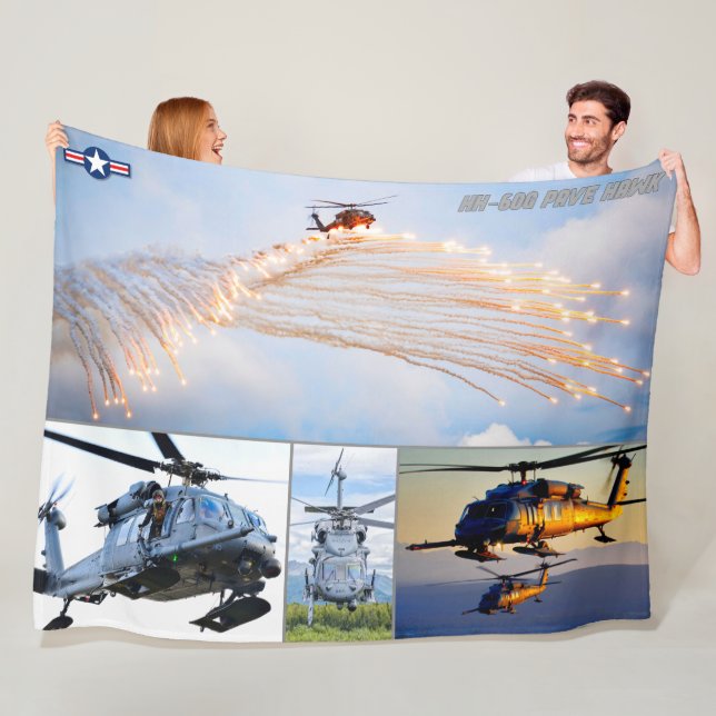 HH-60G PAVE HAWK FLEECE BLANKET (In Situ)