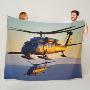 HH-60G PAVE HAWK FLEECE BLANKET
