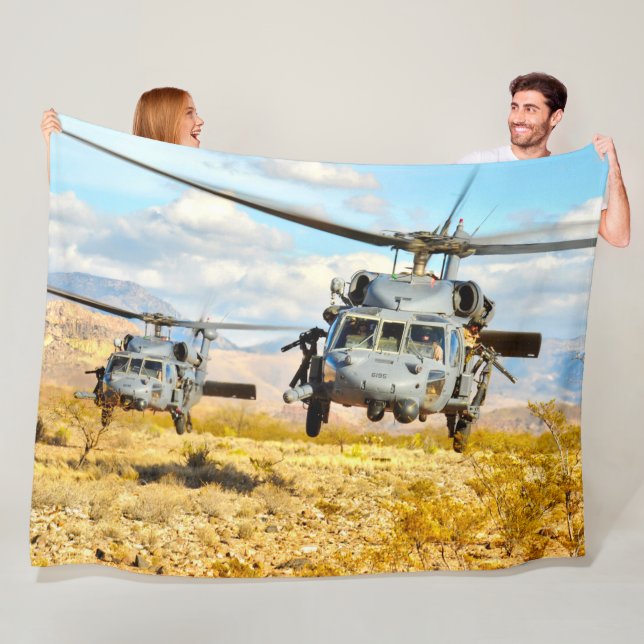 HH-60G PAVE HAWK FLEECE BLANKET (In Situ)