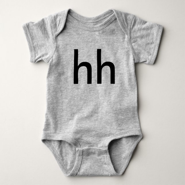 hh big baby bodysuit (Front)