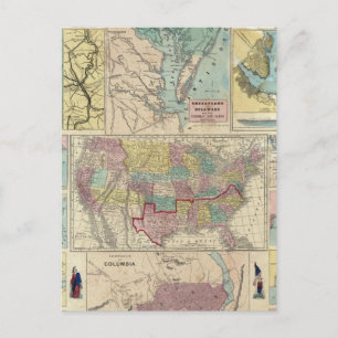 HH Lloyd Campaign Military Charts Postcard