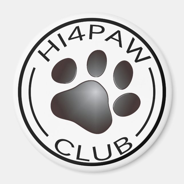 HI4PAW club Magnet (Front)