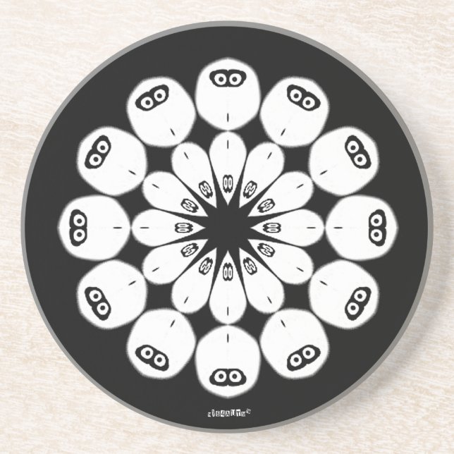HI54AUTM Kookey Spookeys Coaster (Front)