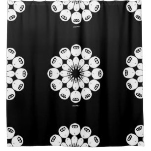 HI54AUTM Kookey Spookeys Shower Curtain